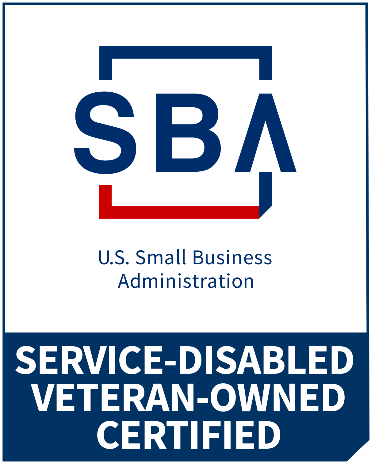 SBA Service-Disabled Veteran-Owned Small Business certified